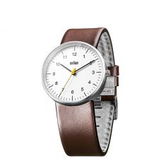 Класичний годинник Braun Gents BN0021WHBRG з шкіряним ремінцем Чоловічий ЄС