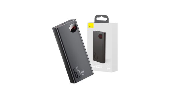 Повербанк (Power Bank) Baseus 65W 20000mAh PPIMDA-D01 Black з