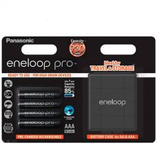 Акумулятор Panasonic Eneloop Pro BK-4HCDEC4BE AAA 930mAh NiMh (4 шт.) + футляр Eneloop ЄС