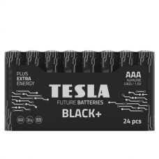 Батарейки Tesla BLACK + AAA (LR03) 1.5V (24 шт.)