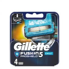 Змінні касети (леза) Gillette Fusion Proshield Chill 4 шт.