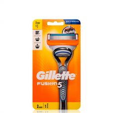 Бритва Gillette Fusion5 для чоловіків (2 змінні касети) ЄС