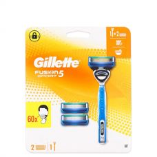 Станок для гоління Gillette Fusion5 Sport (3 змінні касети)