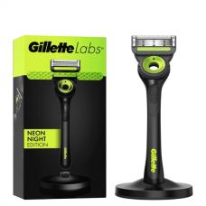 Бритва Gillette Labs Neon Night Edition with Exfoliating Bar з технологією відлущування