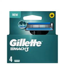 Змінні касети (леза) Gillette Mach3 New (4 шт.)