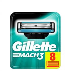 Змінні касети (леза) Gillette Mach3 New (8 шт.)