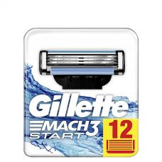 Змінні касети (леза) Gillette Mach3 Start (12 шт.)