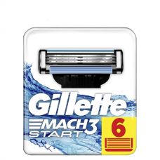 Змінні касети (леза) Gillette Mach3 Start (6 шт.)