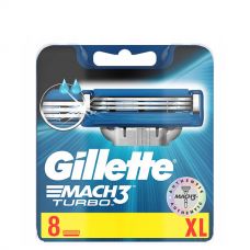 Змінні касети (леза) Gillette Mach3 Turbo New (8 шт.)