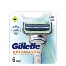 Змінні касети (леза) Gillette Skinguard Sensitive ALOE VERA (6 шт.)