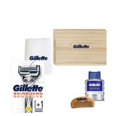 Набір Gillette Бритва Gillette SkinGuard Power Sensitive (1 змінна касета) Limited Edition