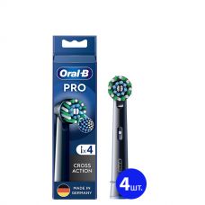 Насадка Oral-B EB50BRX Pro Cross Action Black на зубну щітку (4 шт.) ЄС