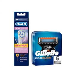 Набір насадок Oral-B (EB60-4 шт) і касет Gillette (Proglide NEW-6 шт) ЄС