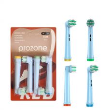 Насадки ProZone PRO-X Kids Blue для зубної щітки Oral-B (4 шт.)