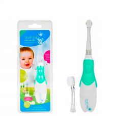 Зубна щітка Brush-baby BabySonic Pro від 0 до 3 років Green Дитяча