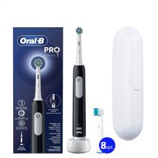 Електрична зубна щітка Oral-B D305.513.3 Pro Series 1 Black (9 нас.) + Футляр ЄС