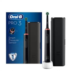 Зубна щітка Oral-B D505 PRO 3 3500 Cross Action Black з футляром ЄС