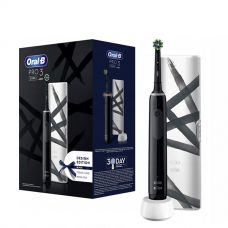 Зубна щітка Oral-B D505 PRO 3 3500 Cross Action Design Edition Black + Travel Case