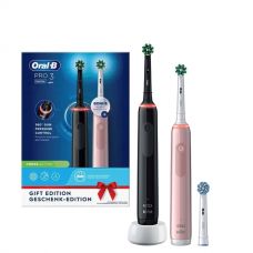 Зубна щітка Oral-B D505 PRO 3 3900N Black + Pink Сімейний набір (3 нас.) ЄС