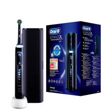 Зубна щітка Oral-B D706.513.6X Genius X 20000 Black Bluetooth з футляром ЄС