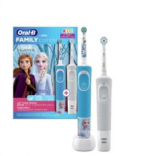 Зубні щітки Oral-B Vitality D100 Kids Extra Soft "Холодне серце" Family Edition