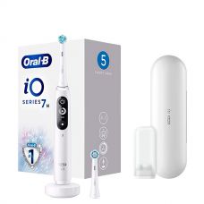Електрична зубна щітка Oral-B iO 7N (iOM7.1A1.1BD) White Alabaster (2 нас.) ЄС