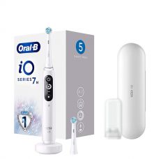 Електрична зубна щітка Oral-B iO 7N (iOM7.1A1.1BD) White Alabaster (2 нас.)