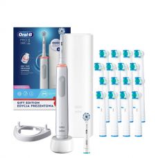 Зубна щітка Oral-B D505 PRO 3 3500 Ultra Thin White (2 нас.) з футляром
