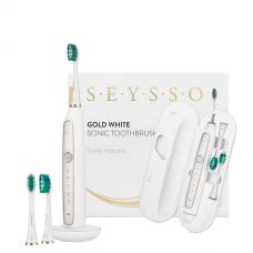 Звукова зубна щітка Seysso Gold White ЄС