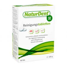 Таблетки для чищення зубних протезів NaturDent (48 шт.)