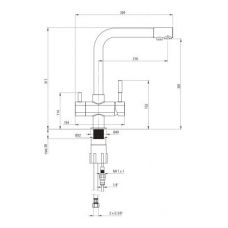 Змішувач Deante Aster BCH065M