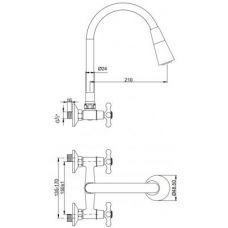 Змішувач Invena Roma BC24E2S