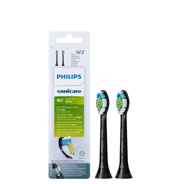 Насадки Philips Sonicare W Optimal White HX6062/11 Black 2 шт. ЄС