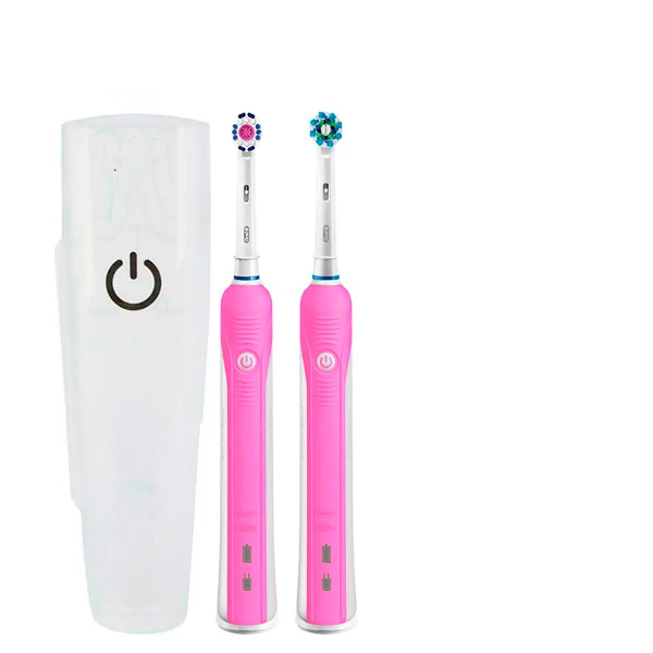 Зубна щітка Oral-B D16 PRO Family Pack 2in1 Pink+Pink з футляром ЄС