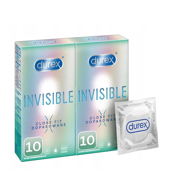 Презервативи Durex Invisible Close Fit (20 шт.) ЄС