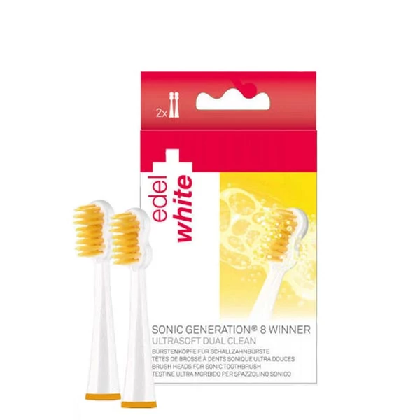Насадки Edel + White Sensetive для зубної щітки Sonic Generation 2 шт.
