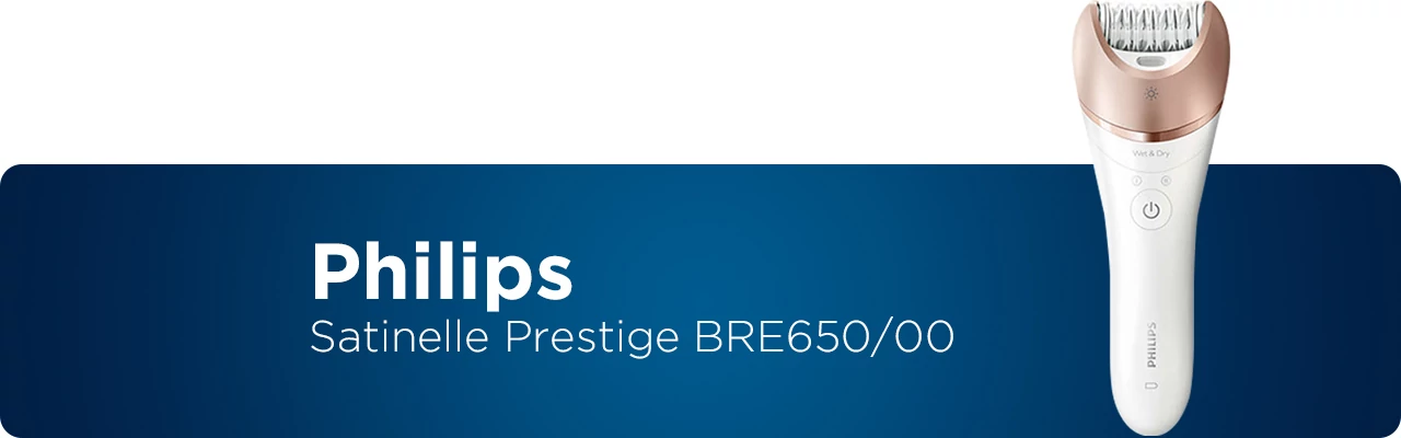 Епілятор Philips Satinelle Prestige BRE650/00 ЄС — купити в 