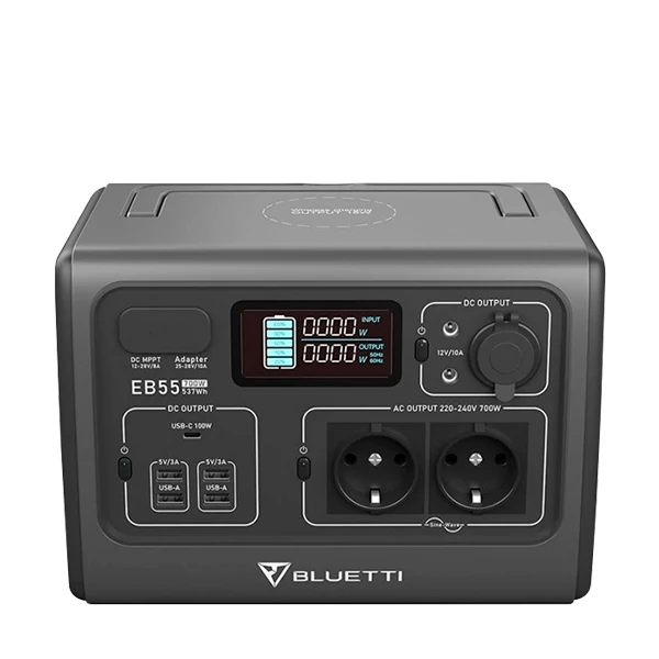 Зарядна станція BLUETTI EB55 Portable Power Station 700W/537Wh