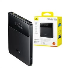 Повербанк (Power Bank) Baseus 100W 20000mAh Blade H1 Lite (P10021604123-00) Black з підтримкою зарядки ноутбука ЄС