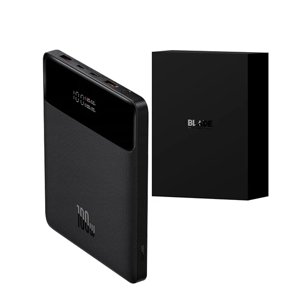 Повербанк (Power Bank) Baseus 100W 20000mAh PPDGL-01 Black з підтримкою зарядки ноутбука