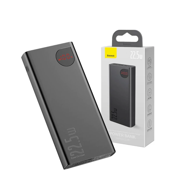 Повербанк (Power Bank) Baseus 22.5W 20000mAh Adaman Metal Black ЄС