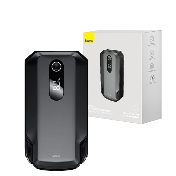 Пусковий пристрій (бустер) Baseus CGNL020001 12W 20000mAh Black ЄС