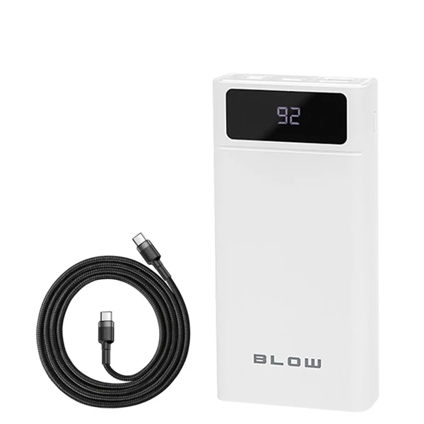 Повербанк (Power Bank) Blow 20W 40000mAh PB40A White + кабель USB-C Type-C ЄС