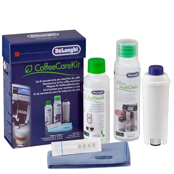 Засіб для чищення кавомашин DeLonghi DLSC306 Coffee Care Kit ЄС