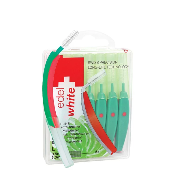 Щітки Edel + White для міжзубних проміжків Profi-Line L (0,8-5,0 мм) 6 шт.