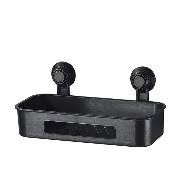 Полка в ванну IwConcept RS-9 Black на вакуумних присосках