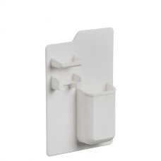 Органайзер J-MART Mighty Toothbrush Holder 1031 Grey Силіконовий настінний