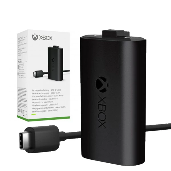 Зарядний пристрій Microsoft Xbox Series Play and Charge Kit (SXW-00002) для геймпада ЄС