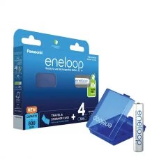 Акумулятор Panasonic Eneloop BK-4MCDEC4BE AAA 800mAh NiMH (4 шт.) + футляр Eneloop ЄС