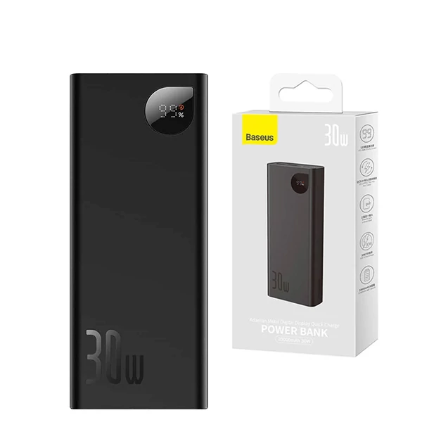 Повербанк (Power Bank) Baseus 30W 20000mAh PPAD030001 Black ЄС